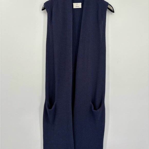 Aritzia Wilfred Dunkirk Longline Minimalist Contemporary Sweater Vest XS - Picture 6 of 15